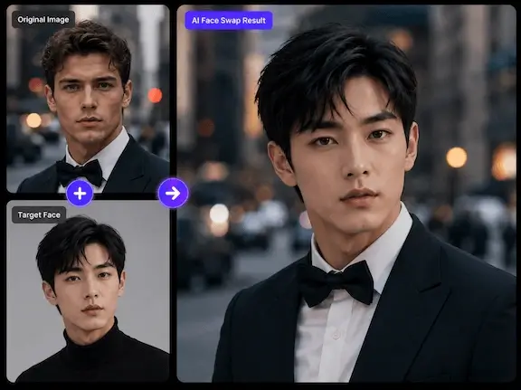 face-swap output preview